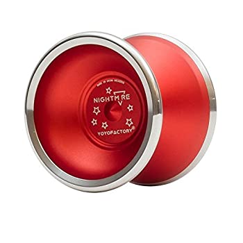 【中古】【輸入品・未使用】YoYoFactory Nightmare Unresponsive Bimetal YoYo - Color : Red w/ Polished Rims [並行輸入品]｜スカイマーケットプラス