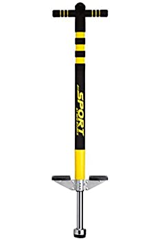 【中古】【輸入品・未使用】Bounce Soft Easy Grip Sport Pogo Stick for 5-9 Years Age%ｶﾝﾏ% Black and Yellow [並行輸入品]｜スカイマーケットプラス