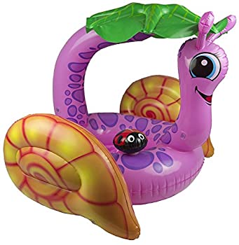 【中古】【輸入品・未使用】Poolmaster 81562 Learn-to-Swim Snail Baby Float Rider with Leaf Canopy [並行輸入品]