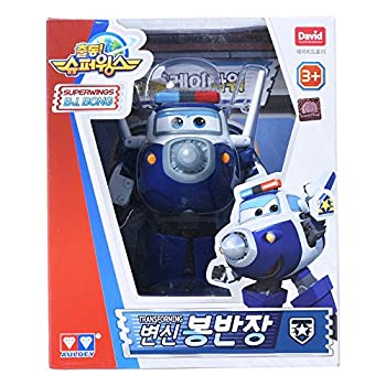 【中古】【輸入品・未使用】David Toy Super Wings Season2 Transforming Plane BJ Bong Robot テレビアニメーション [並行輸入品]