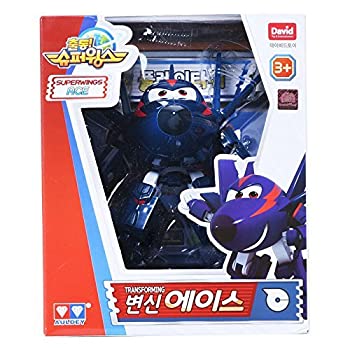 【中古】【輸入品・未使用】David Toy Super Wings Season2 Transforming Plane ACE Robot 韓国TVアニメーション [並行輸入品]画像