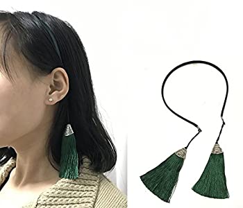 【中古】【輸入品・未使用】★miyahimeオリジナルセット★めちゃモテ♪　チャームの付いたカチューシャ☆グレー　グリーン　ネイビー　３色から選べます♪【並行輸入品】フ
