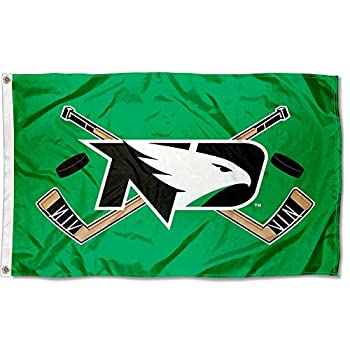 【中古】【インポート品・未当て嵌める】North Dakota Fighting Hawks Hockey信号旗