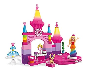 【中古】【輸入品・未使用】Mega Construx Mega Construx Barbie Rainbow Princess Castle Building Kit [並行輸入品]