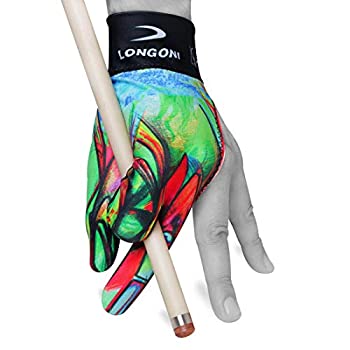 【中古】【輸入品・未使用】LONGONI Billiard POOL CUE GLOVE Fancy Leonardo 1 for Left hand