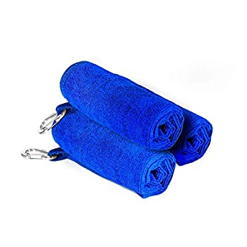 【中古】【輸入品・未使用】Booms Fishing B0T マイクロファイバー釣りタオル クリップ付き ブルー