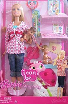 【中古】【輸入品・未使用】バービー人形Barbie I Can Be a Baby Doctor Doll (2008) [並行輸入品]