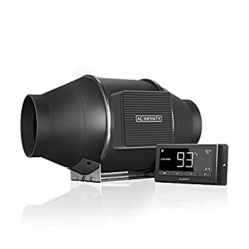 【中古】【インポート品・未当て嵌める】AC Infinity CLOUDLINE T4 静音 4in インライン 導管気違い 気温/湿度制御装置付き添い人 熱する/冷やかす用気違い 冷やかす推しすすめる 作りだす用天幕 水耕