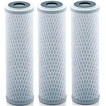 【中古】【輸入品・未使用】(3) - Universal 25cm Carbon Block Water Filter Cartridge - Replacement CTO Water Purifier Filter%ｶﾝﾏ% Activated Carbon (NSF 42 Certifie