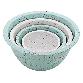 【中古】【インポート品・未当てはめる】Zak Designs 2324???7006?( 4?Piece Set ) Assorted色紙吹雪ミキシングボウルセット、ペパーミントEggshell白いこと