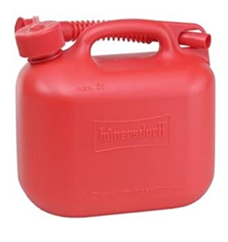 【中古】【輸入品・未使用】(フューナスドルフ)hunersdorff キャニスター タンク Fuel can STANDRAD レッド 5L 燃料 ウォータータンク ドイツ製 [並行輸入品]
