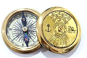 【中古】【インポート品・未当て嵌める】NauticalMart 2.5in 金管楽器羅針儀 暦付き添い人 ? 盛りだくさん役立つこと