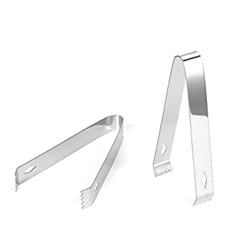 【中古】【輸入品・未使用】2 Pack Stainless Steel Ice Tongs 5.9 Inches (15 cm)%ｶﾝﾏ%Set of 2