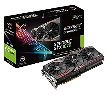 【中古】【インポート品・未当て嵌める】Asus STRIX-GTX1070-O8G-GAMING%ｶﾝﾏ% 90YV09N0-M0NA00 [並行輸入品]