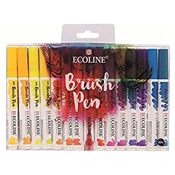 【中古】【輸入品・未使用】Ecoline Liquid Watercolour Brush Pen Set of 30