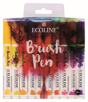 【中古】【輸入品・未使用】Ecoline Liquid Watercolour Brush Pen Set of 20|スカイマーケットプラス