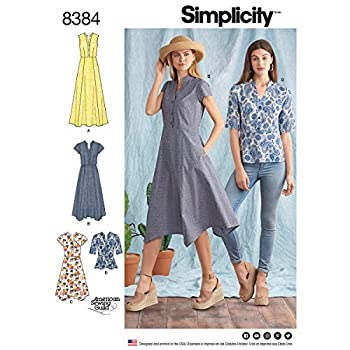 【中古】【輸入品・未使用】Simplicity Vintage US8384H5 ヴィンテージレディースブラウスとドレスの縫製パターン サイズ6-12