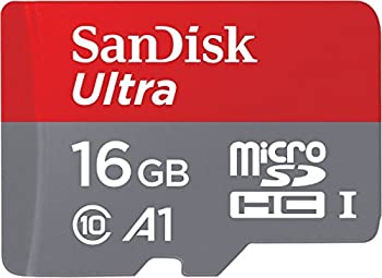 【中古】【インポート品・未当て嵌める】SanDisk microSDHC 98MB/s 16GB Ultra SD取り替えっこアダプタ嘱する サンディスク SDSQUAR-016G 外国で包み品 [並行輸入品]