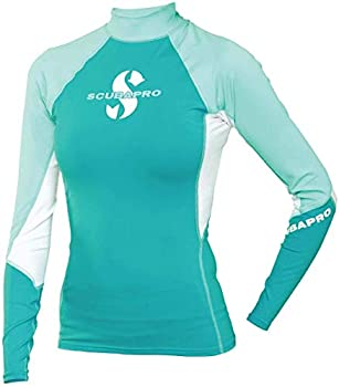【中古】【輸入品・未使用】(Medium%ｶﾝﾏ% Caribbean) - ScubaPro Women's UPF 80 T-Flex Long Sleeve Rash Guard｜スカイマーケットプラス