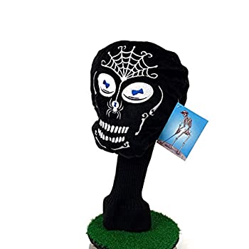 【中古】【輸入品・未使用】Creative Covers for Golf Skull ゴルフヘッドカバー ブラック｜スカイマーケットプラス