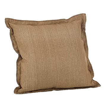 【中古】【インポート品・未当て嵌める】SARO生活スタイルCelena寄せあわせWhipステッチフランジデザインDown Filled Throw枕 20%ﾀﾞﾌﾞﾙｸｫｰﾃ% 赤銅色 793P.N20S