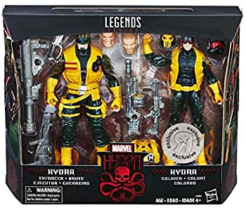 【中古】【輸入品・未使用】ハズブロ マーベルレジェンド 6インチ アクションフィギュア 2パック ヒドラ・ソルジャーズ (ヒドラエンフォーサー & ヒドラソルジャー) / 2017