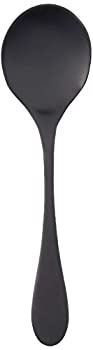 【中古】【輸入品・未使用】(Matte Black) - KNORK 6-Piece Bouillon Spoon%ｶﾝﾏ% Titanium Coated Set (Matte Black)