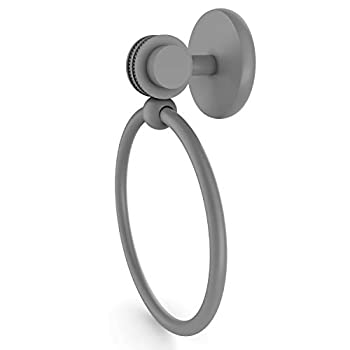 【中古】【輸入品・未使用】Satellite Orbit Two Collection Towel Ring with Dotted Accent - 7216D-GYM