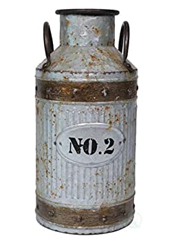 【中古】【輸入品・未使用】亜鉛メッキメタル素朴なミルクでき、ミディアム