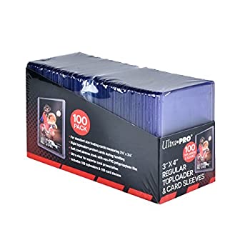 【中古】【輸入品・未使用】Ultra Pro 7.6cm x 10cm Toploaders and Clear Sleeves for Collectible Trading Cards (includes 100 toploaders and 100 sleeves)