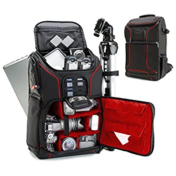 【中古】【インポート品・未当て嵌める】USA Gear S17 DSLR Camera Backpack (Red)