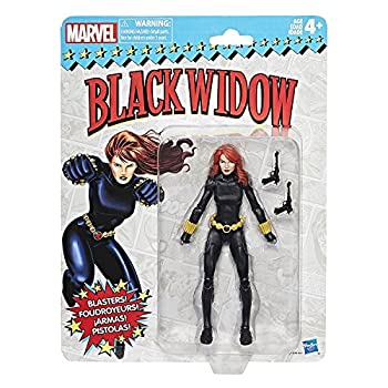 【中古】【輸入品・未使用】ハズブロ マーベルレジェンド ヴィンテージパッケージ 6インチ アクションフィギュア ブラック・ウィドウ / 2017 MARVEL LEGENDS 6inch SUPER HE|スカイマーケットプラス