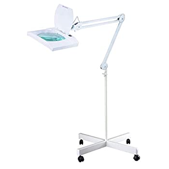 【中古】【輸入品・未使用】artiva USA led9322?F多機能31インチフルスペクトラムLED Magnifyingフロアランプとキャスター%カンマ%ホワイト|スカイマーケットプラス