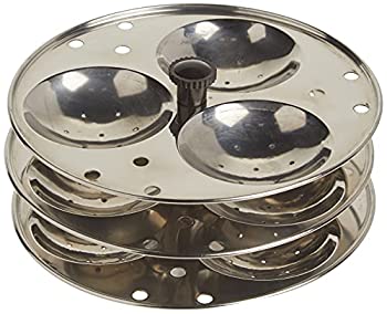 【中古】【輸入品・未使用】Tabakh 3段 ステンレス ホーキンスタイプ アイドリスタンド アイドリー 9個用その他