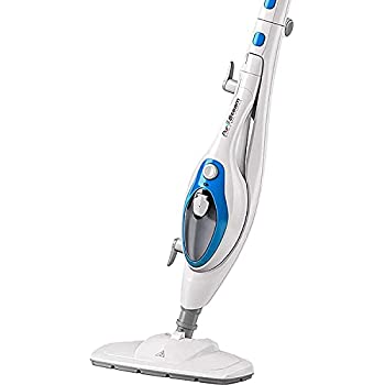 【中古】【輸入品・未使用】PurSteam(ピュアスチーム) スチームモップクリーナー 10-in-1 便利な着脱式ハンドヘルドユニット付き ラミネート/硬材/タイル/カーペットキッチ
