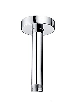 【中古】【輸入品・未使用】Purelux 天井マウントシャワーアーム 6インチ 水口 PJ0611 ステンレススチール ストレートシャワーアーム ガスケットフランジ付き クローム仕上