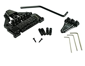 【中古】【輸入品・未使用】FLOYD ROSE FR FRX TOP MOUNT TREMOLO%ｶﾝﾏ% BLACK (TAILPIECE STUD BRIDGE) フロイドローズ FRX ロック式トレモロ セット ブラック [並行輸入品]