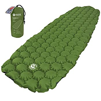 【中古】【輸入品・未使用】ECOTEK Outdoors Hybern8 Ultralight Inflatable Sleeping Pad Air Mattress for Hiking%ｶﾝﾏ% Backpacking%ｶﾝﾏ% Camping%ｶﾝﾏ% Travel - Lightwei