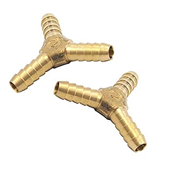 【中古】【輸入品・未使用】Legines真鍮ホースバーブY字型ティー、3?/ 16?%ﾀﾞﾌﾞﾙｸｫｰﾃ% 5?/ 16?%ﾀﾞﾌﾞﾙｸｫｰﾃ% 3?/ 8?%ﾀﾞﾌﾞﾙｸｫｰﾃ% 1?/ 2?%ﾀﾞﾌﾞﾙｸｫｰﾃ% Tユニオン、Barbedチューブ