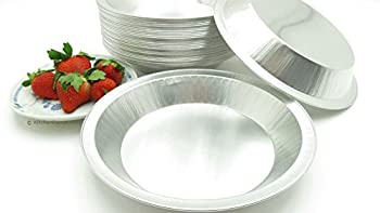 【中古】【輸入品・未使用】(50) - KitchenDance 23cm Disposable Heavy Aluminium Foil Pie Pans (50)