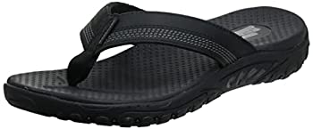 【中古】【輸入品・未使用】Skechers Men's Relaxed Fit-Reggae-Cobano Flip-Flop%ｶﾝﾏ%black%ｶﾝﾏ%8 M US