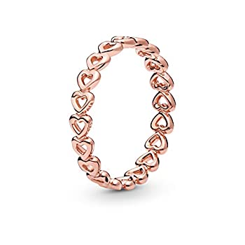 【中古】【輸入品・未使用】Pandora ハートジュエリーバンド パンドラローズリング サイズ8.5