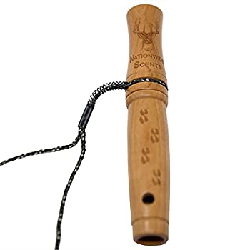 【中古】【輸入品・未使用】Nationwide Scents - Deer Hunting Grunt Call - Buck Grunts%ｶﾝﾏ% Estrus and Fawn Bleats - Made of Cherry Wood