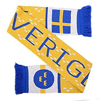 【中古】【輸入品・未使用】スウェーデン Sverige サッカーニットスカーフ 10,312円