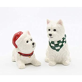 【中古】【輸入品・未使用】Cosmos Gifts 56576 Christmas Westies Salt and Pepper Shakers