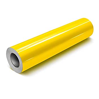 【中古】【輸入品・未使用】VViViD イエローグロス DECO65 永久粘着クラフトビニール クリカット/シルエット/カメオ用 (20フィート&times;11.8インチ ラージロール)｜スカイマーケットプラス