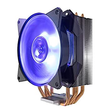 【中古】【輸入品・未使用】Cooler Master MA410P RGB CPU Air Cooler 4 CDC Heat Pipes Master Fan 120mm Intel/AMD AM4 Support [並行輸入品]画像