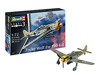【中古】【輸入品・未使用】ドイツレベル 1/72 ドイツ空軍 フォッケウルフ Fw190F-8 プラモデル 03898｜スカイマーケットプラス