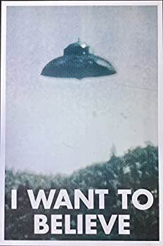 【中古】【輸入品・未使用】私は信じたいポスター - UFO写真24x36プリント?Xファイルエイリアンソーサー [並行輸入品]画像