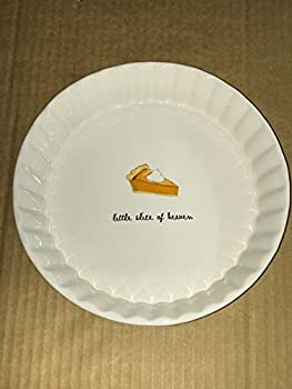 【中古】【輸入品・未使用】Rae Dunn By Magenta (レイ・ダン・バイ・マゼンタ) %ダブルクォーテ%Little Slice Of Heaven%ダブルクォーテ% パイ皿|スカイマーケットプラス
